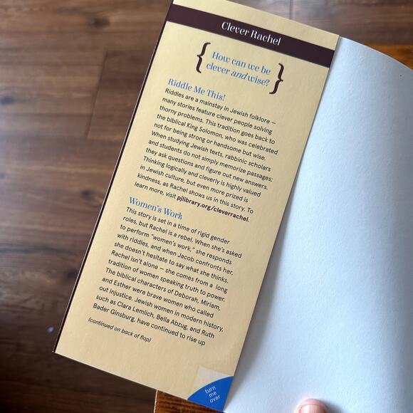 PJ Library Clever Rachel Jewish Paperback Book - Picture 2 of 10